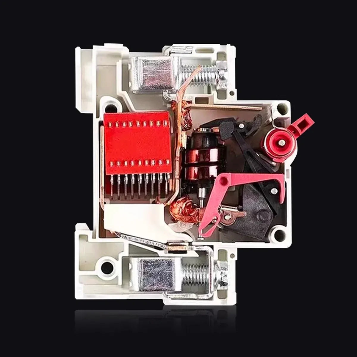 AC Circuit Breaker Solar 220-380V 2Pole Double MCB Mini 10-63 Amp - 32A