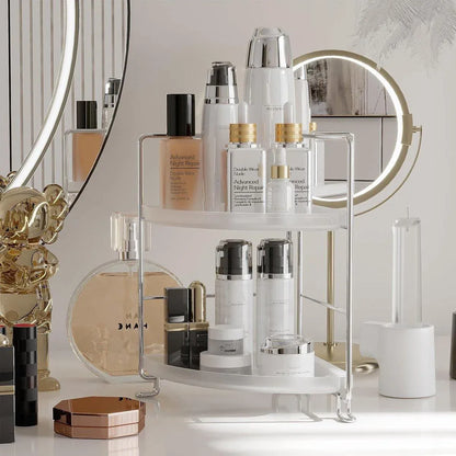 2 Tier Countertop Shelf Organizer Storage Rack for Kitchen Bathroom and Office