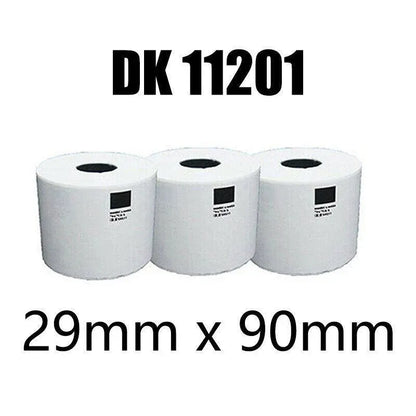 8 Rolls Compatible Brother Dk11201 400 Address Labels 29X90Mm Ql570 Ql700 Ql1050