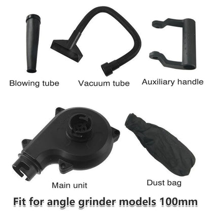 2in1 Angle Grinder Blow Dryer Suction Converter Power Tool Accessories Kit