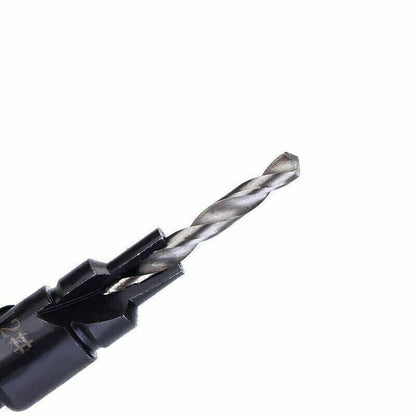 4PCS Countersink Drill Bit Set Woodworking Pilot Hole Hex Shank Tool