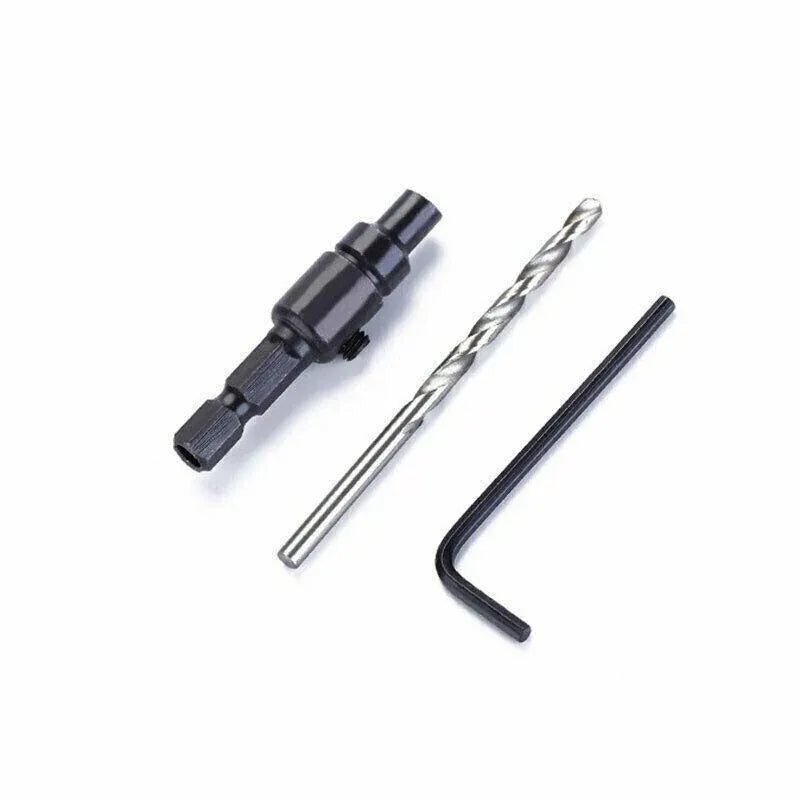 4PCS Countersink Drill Bit Set Woodworking Pilot Hole Hex Shank Tool