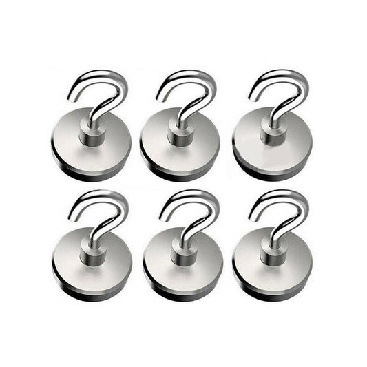 12X Strong Rare Earth Neodymium N38 Magnetic Hanger Holder Magnet Hooks Au 2.0Kg