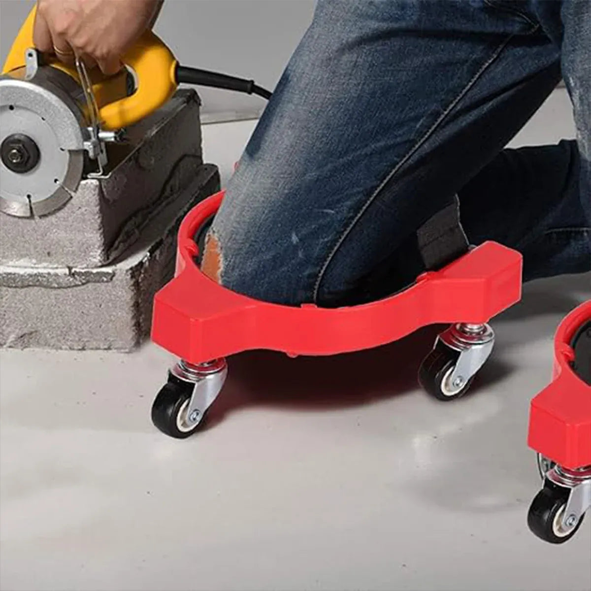 Bricklayer Knee Pad Tool Cart for Renovation For Construction Storage Anti-Slip