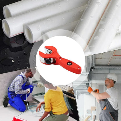 Ratchet Pipe Cutter Quick Pipe Cutting Tool for Metal Pipes Plumbing Repair
