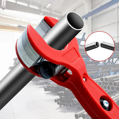 Ratchet Pipe Cutter Quick Pipe Cutting Tool for Metal Pipes Plumbing Repair