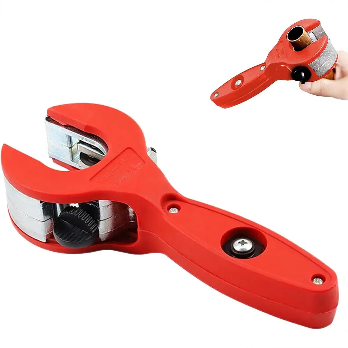 Ratchet Pipe Cutter Quick Pipe Cutting Tool for Metal Pipes Plumbing Repair