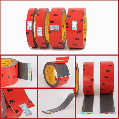 Vehicle 3M Strong Permanent Double Sided Super Sticky Versatile Roll Tape Craft - 15mm