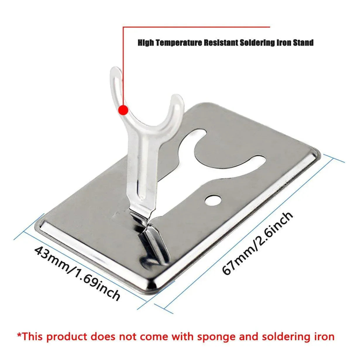 10pcs Soldering Iron Stand Y Type Fixed Plate Holder Soldering Iron Station Set