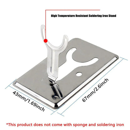 10pcs Soldering Iron Stand Y Type Fixed Plate Holder Soldering Iron Station Set