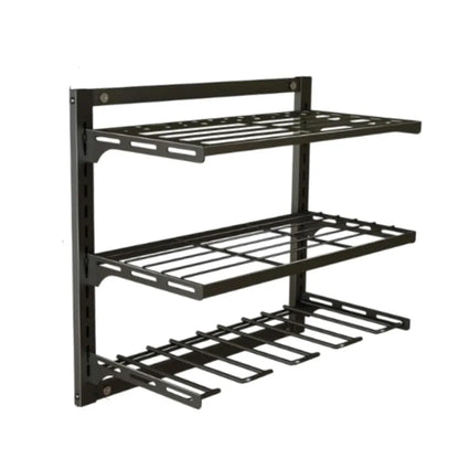Wall Mounted Electric Drill Tool Rack Garage Screwdriver Storage Organizer