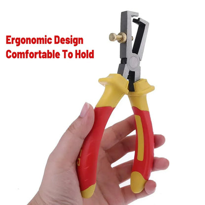 Wire Stripping Pliers Provide Comfortable Grip and Effortless Cutting Durable
