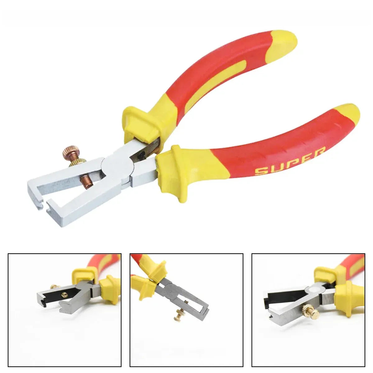 Wire Stripping Pliers Provide Comfortable Grip and Effortless Cutting Durable