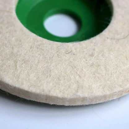Wool Felt Polishing Wheels for Angle Grinder 98 x 8 x 16 mm, 10 Pack