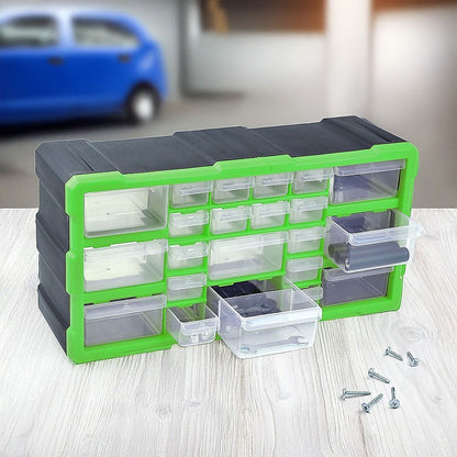 22 Multi Drawer Parts Storage Cabinet Unit Organiser Home Garage Tool Box