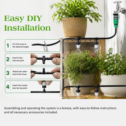 10m Irrigation Hose Garden Kit