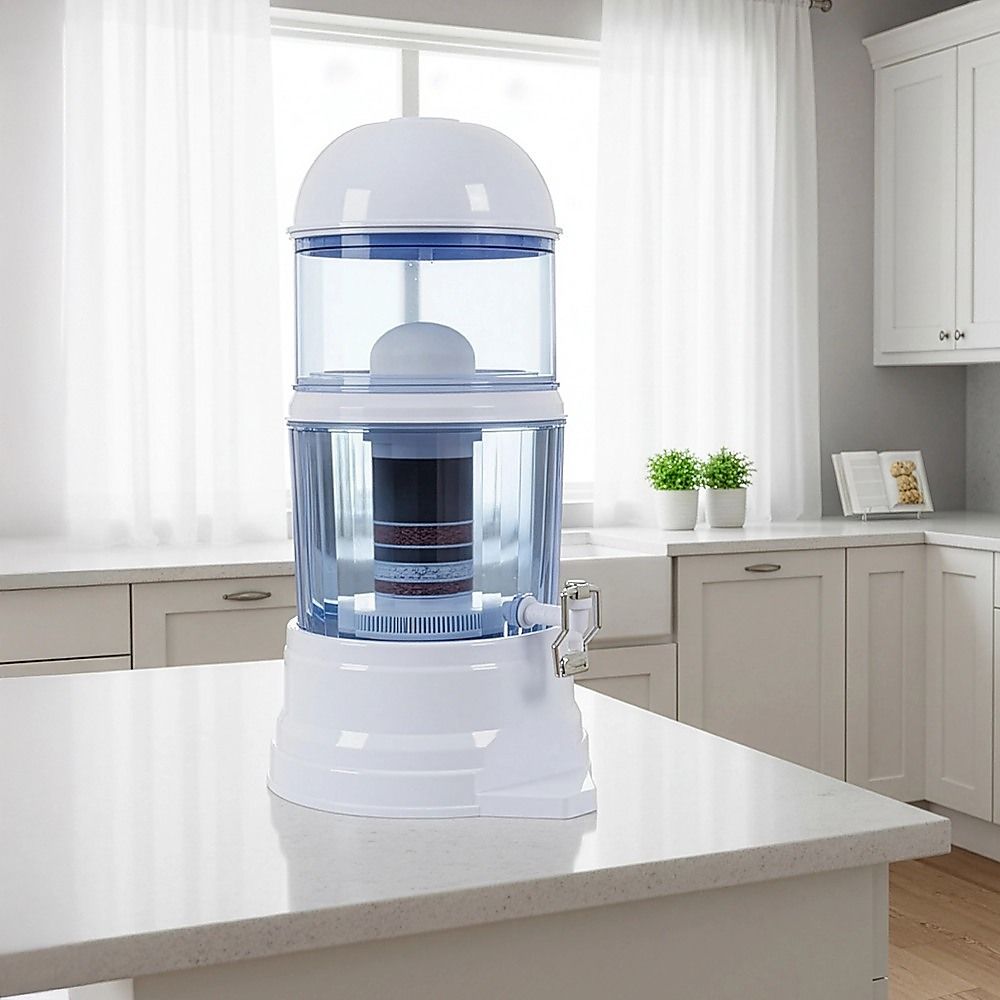 16L Benchtop Water Filter Dispenser – Ceramic Filtration System