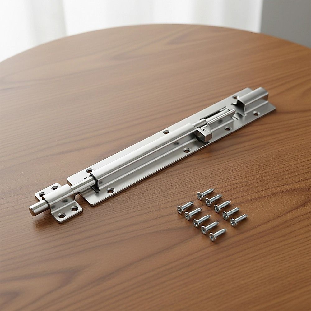 20cm Stainless Steel Sliding Door Lock Latch 10pcs Heavy Duty Security Bolt For Gates