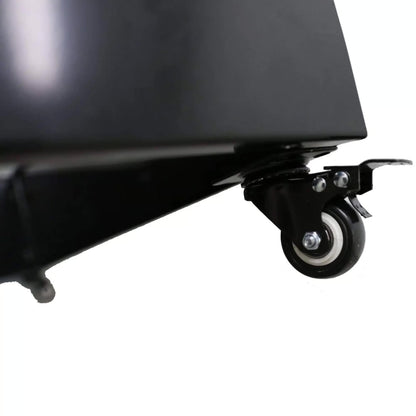 Black Metal Planter Medium + Wheels