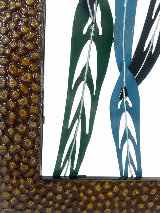 Xlarge Leaves Metal Wall Art 102x152cm