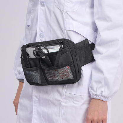 Pink Nurse Utility Belt Bag - Multi-Pocket Medical Organizer Waist Pack for Tools & Essentials