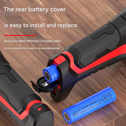 5M 3-in-1 Laser Tape Measure with Dual Laser Levels and Rechargeable Battery - 25mm Self-Locking Steel Blade, High Precision Digital Ranging Tool for Construction and Renovation