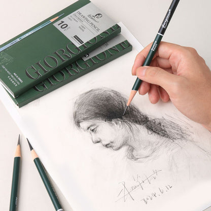 12-Pack HB Graphite Sketching Pencils - Drawing Pencils for Fine Lines, Technical Drawing, Drafting, Sketching and Everyday Writing