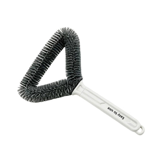 Triangular Window Screen Cleaner Brush - 32cm Long Handle Durable Bristles for Window Tracks, Blinds, Screens and Tight Gaps