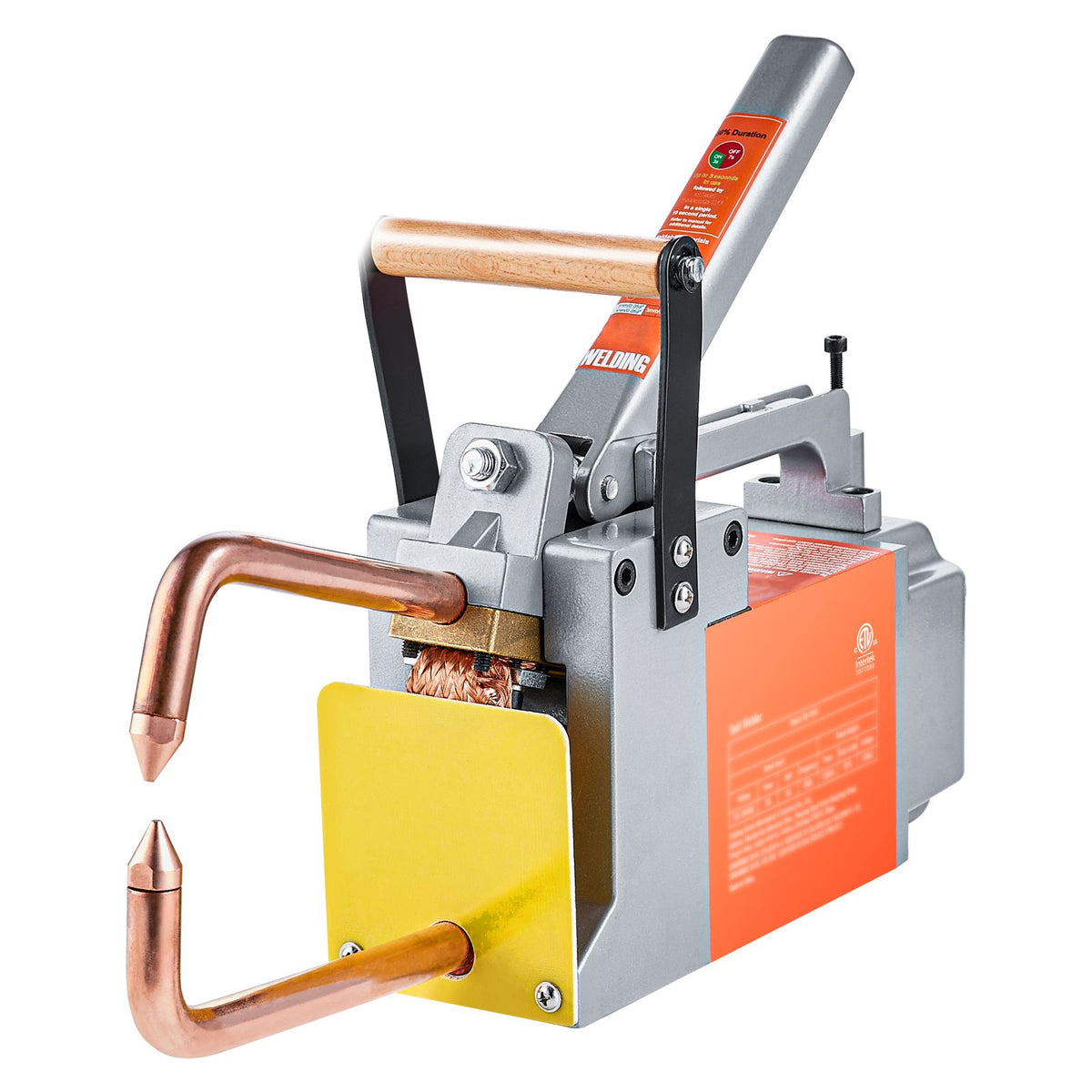 Portable Spot Welder, 1/8-inch Thick Spot Welder Machine with 8KVA Input Capacity, Handheld Welding Tip Gun Metal Sheet Spot Welding Machine for Carbon Steel, Aluminum Sheet