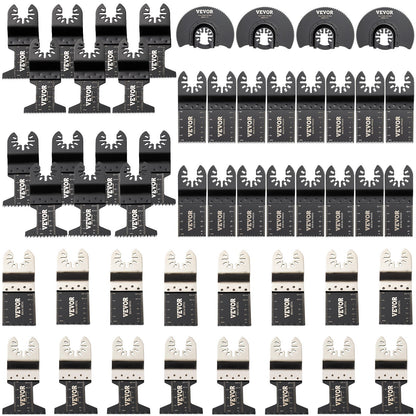 VEVOR Oscillating Multi Tool Saw Blades Multi Tool Blades 50PCS for Wood Metal