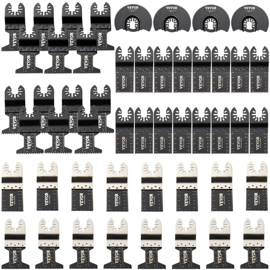 VEVOR Oscillating Multi Tool Saw Blades Multi Tool Blades 50PCS for Wood Metal