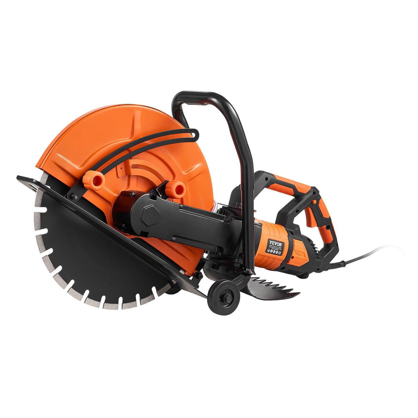 Electric Concrete Saw, 16 in, 2800 W 15 A Motor Circular Saw Cutter with Max. 6 in Adjustable Cutting Depth, Wet Disk Saw Cutter Includes Water Line, Pump and Blade, for Stone, Brick