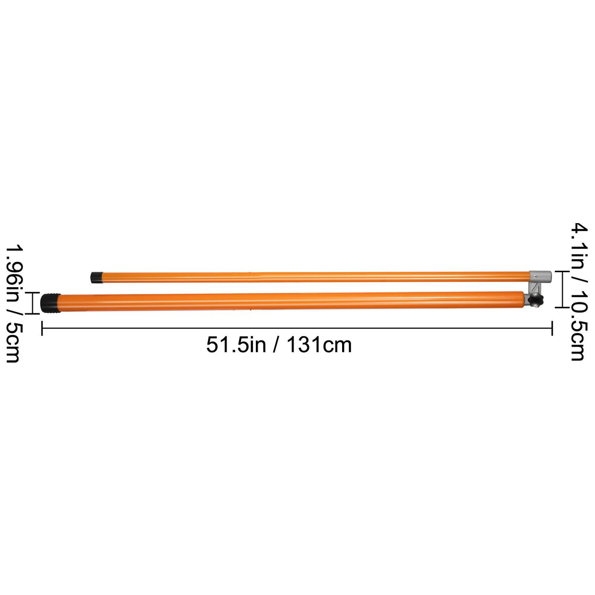 Load Height Measuring Stick, 15\' Sturdy Fiberglass Truck Height Stick with Adjustable Pole, Non-conductive Truck Height Measuring Stick with Carrying Bag, Height Stick for Trucks, Car Haulers