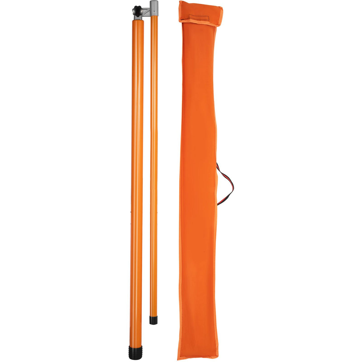 Load Height Measuring Stick, 15\' Sturdy Fiberglass Truck Height Stick with Adjustable Pole, Non-conductive Truck Height Measuring Stick with Carrying Bag, Height Stick for Trucks, Car Haulers