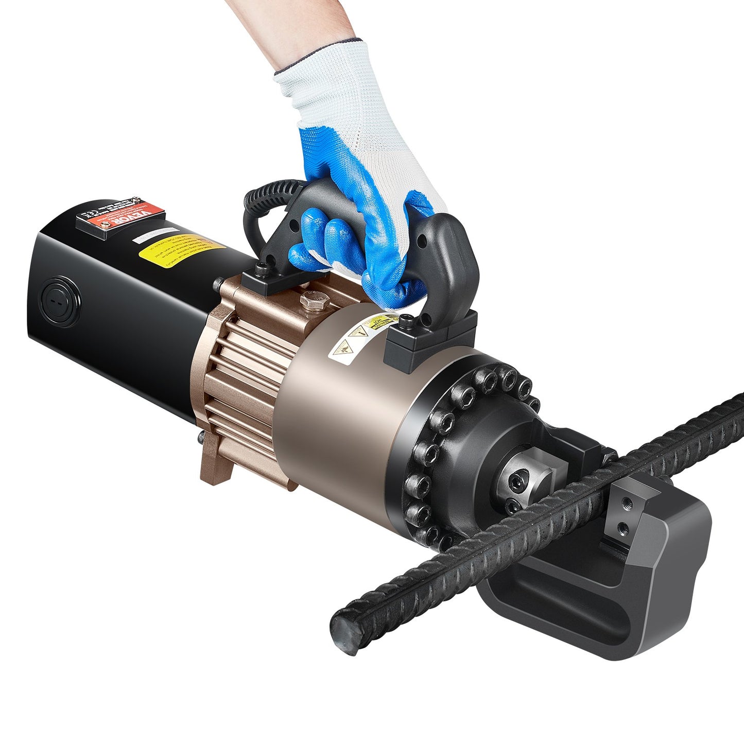 2000W Electric Hydraulic Rebar Cutter Cutting up to 1.1 Inch 5-28mm
