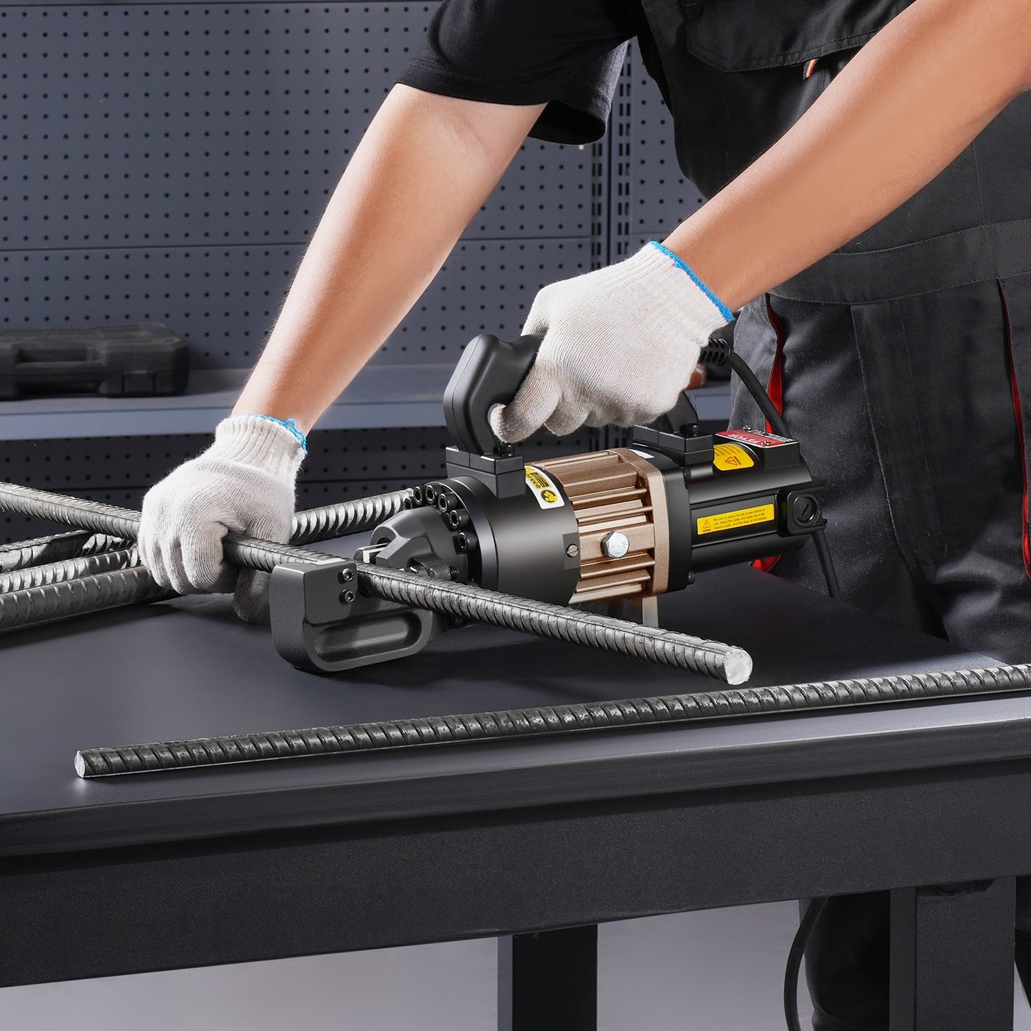 1000W Electric Hydraulic Rebar Cutter Cutting up to 3/4 Inch #6 4-20mm