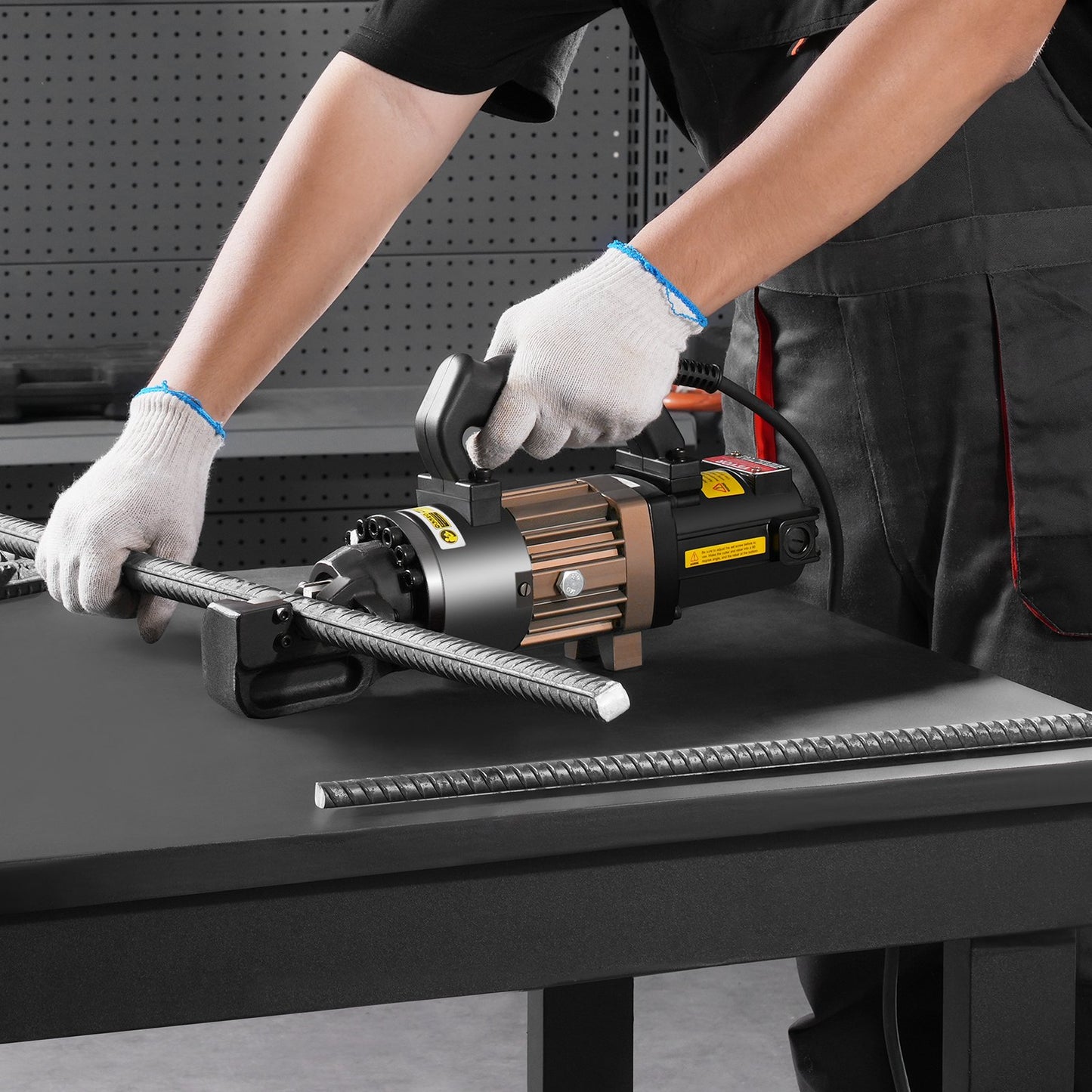 1500W Electric Hydraulic Rebar Cutter Cutting up to 7/8 Inch #7 4-22mm