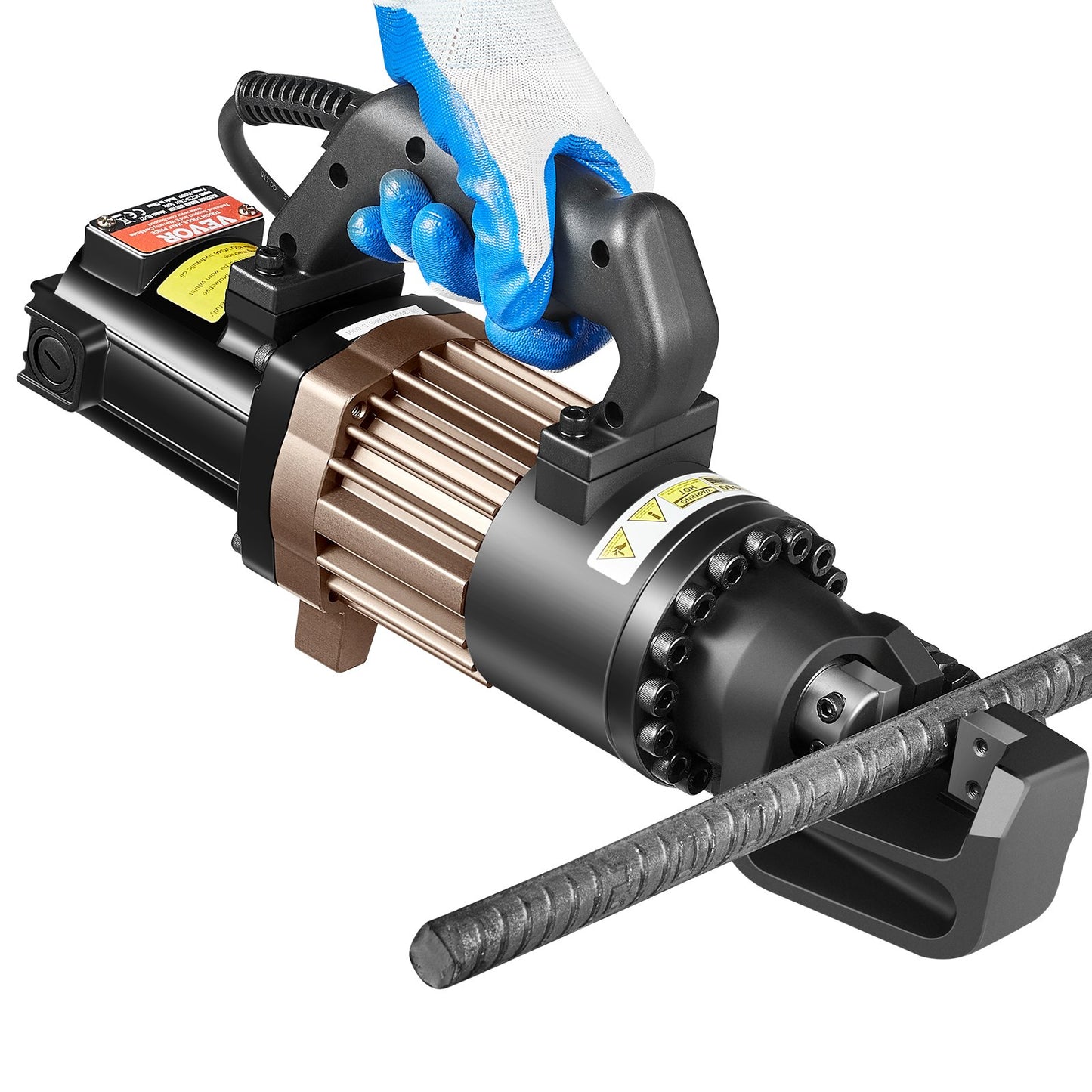 1500W Electric Hydraulic Rebar Cutter Cutting up to 7/8 Inch #7 4-22mm