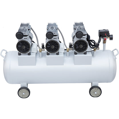 Oil Free Air Compressor Air Compressor Tank 100L 3HP Ultra Silent Inflator