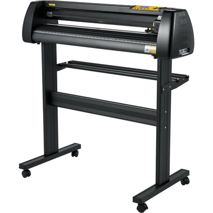 28 Inch Vinyl Cutter Machine With Floor Stand Vinly Sign Cutting Plotter Starter Bundle Kit Software Adjustable Force & Speed