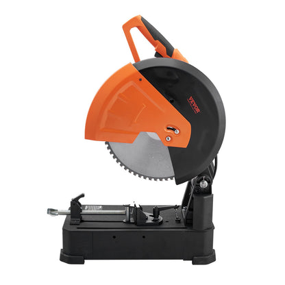 Chop Saw, 14"/355mm Blade Diameter Cut Off Saw, 2800W 1200RPM Steel Cutting Machine, Adjustable Dry Cut Chop Saw, Miter Saw for Cutting Metal Cold Cut Saw for Steel/Rebar/Iron/Aluminum