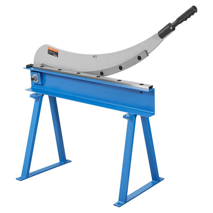 800mm Manual Hand Plate Shear for Metal Sheet Processing, Benchtop Cutter with Q235 Material, for Crafts Thick Steel Crafting, Heavy Duty Roll Press Machine for Builders, DIY Enthusiasts