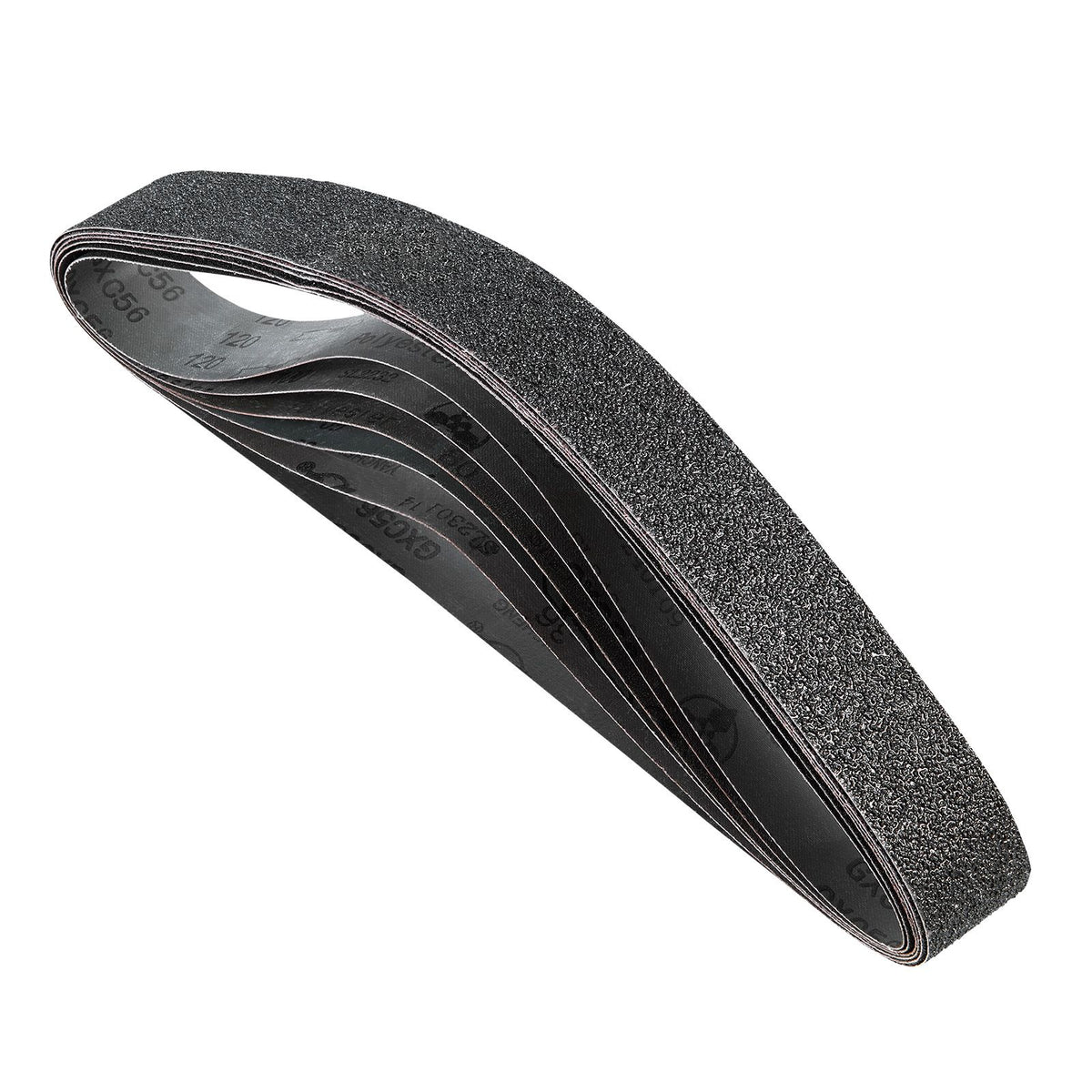 Sanding Belts, 50mm x 1066mm Belt Sander Sanding Belts, 6 PCS (Each of 36 40 60 80 100 120 Assorted Grits) Silicon Carbide for Knife Sharpening, Metalworking, Composites, Plastic Finishing