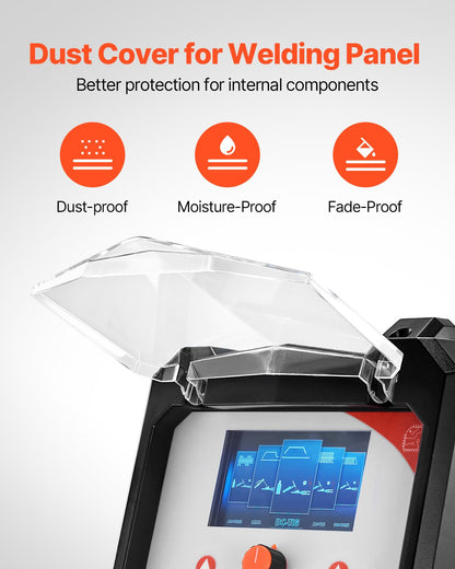 TIG Welder, 200A 6-In-1 Aluminum Welding Machine (LED Display) - AC TIG/DC TIG/AC Pulse TIG/DC Pulse TIG/Spot TIG/MMA(Stick), Electric Welder with Synergic Control IGBT