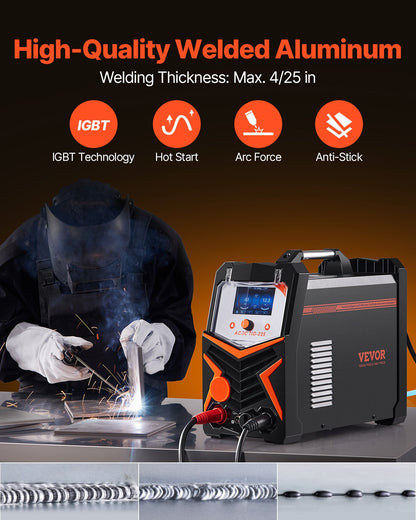 TIG Welder 6-In-1 AC/DC Welding Machine Pulse Spot MMA Stick IGBT Inverter