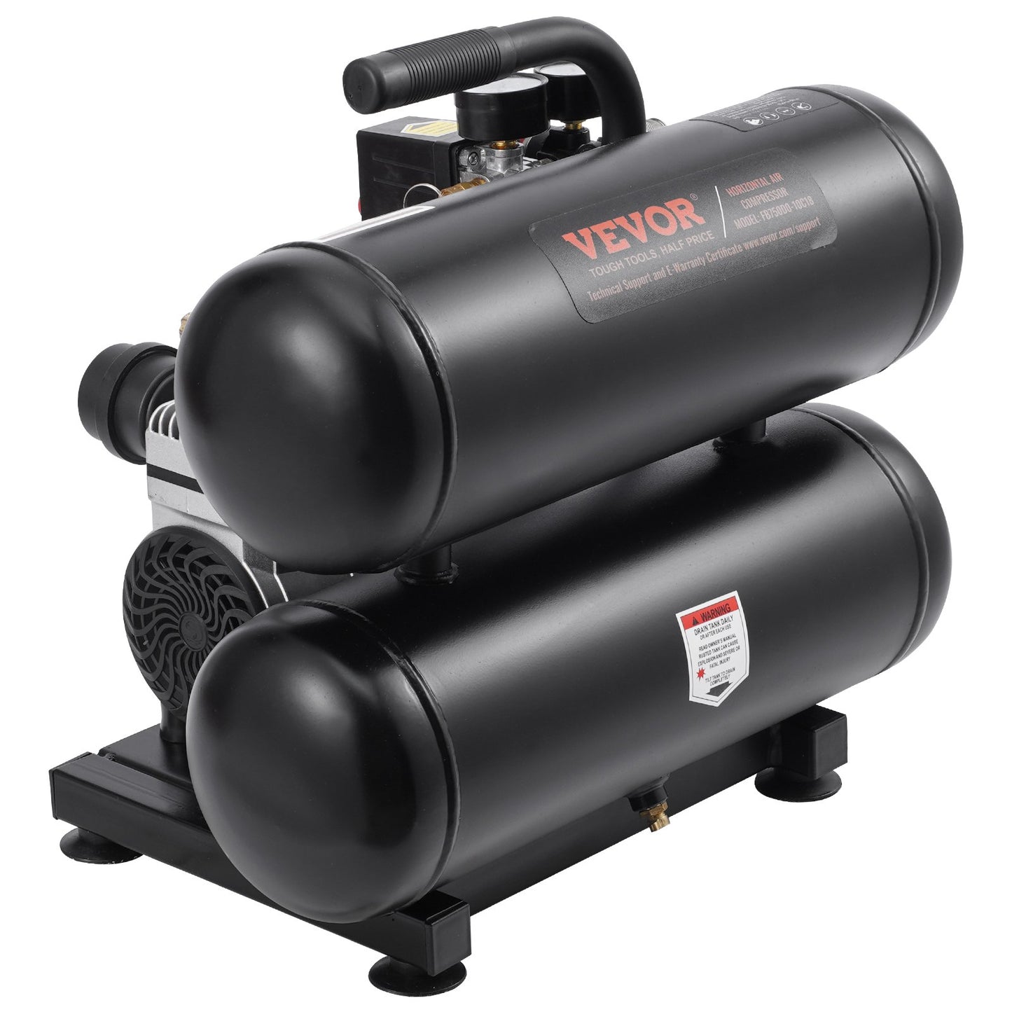 Air Compressor Compact Portable Oil Free Compressor 18L 90 PSI