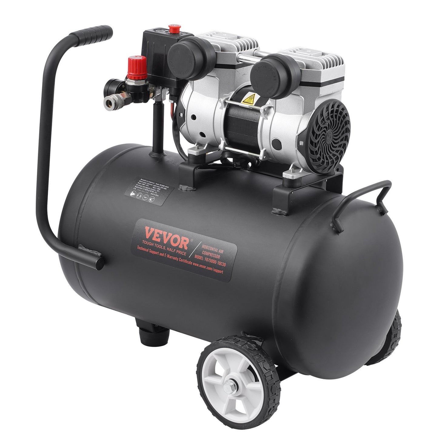 Air Compressor Compact Portable Oil Free Compressor 30L 90 PSI