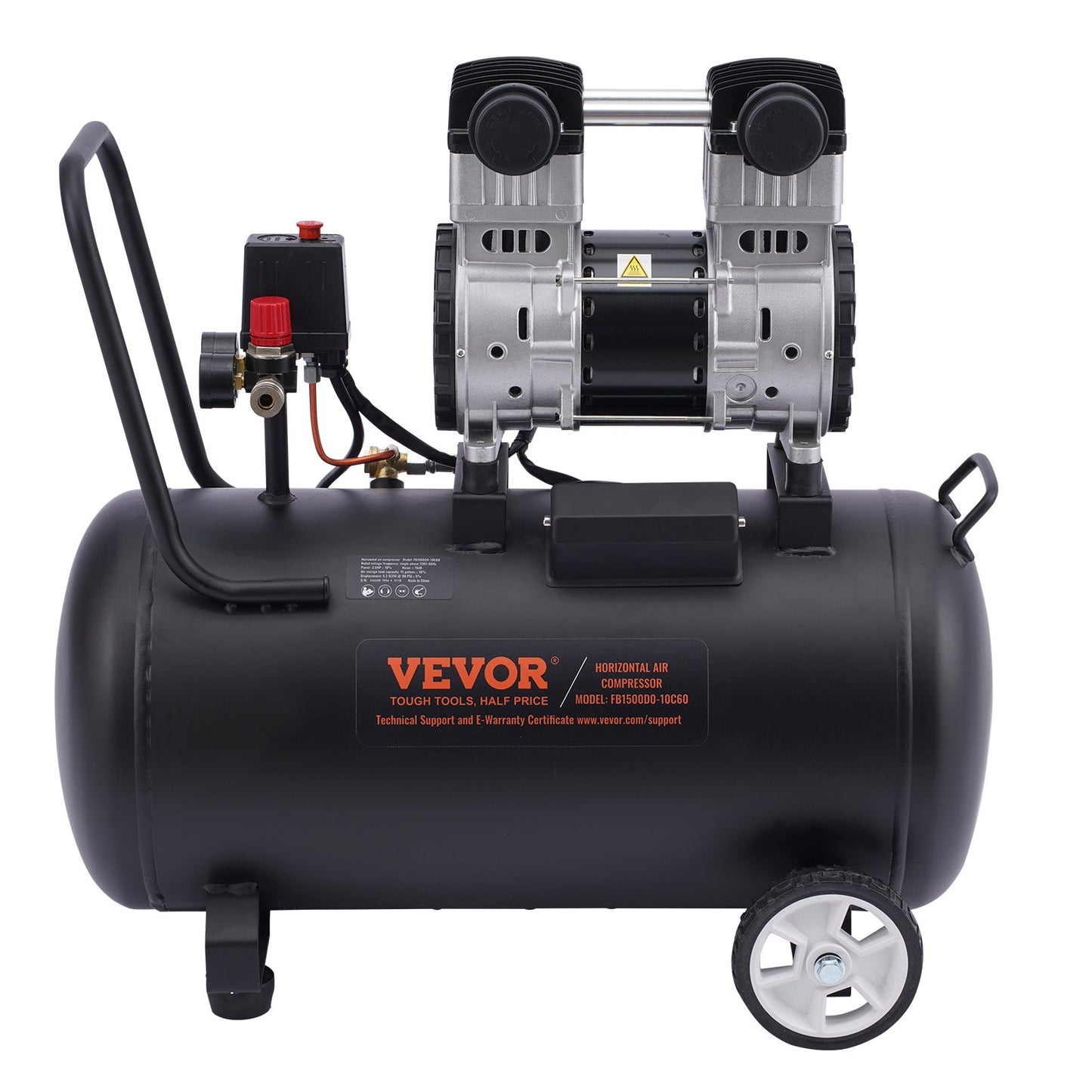 Air Compressor Compact Portable Oil Free Compressor 60L 90 PSI