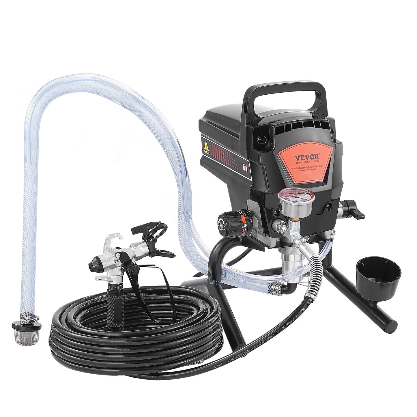 Stand Airless Paint Sprayer, 950W 3000PSI High Efficiency Electric Airless Sprayer, Fine And Even Painting Effect, Handheld Paint Sprayers for Home Interior and Exterior Furniture and Fences