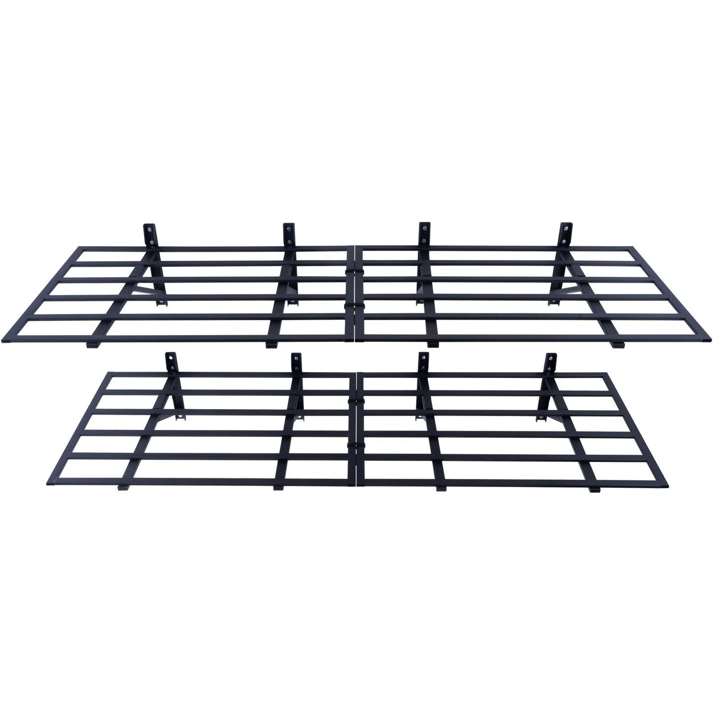 VEVOR 2PCS 72x24in Garage Storage Shelving Wall Mounted Heavy Duty Shelves Rack